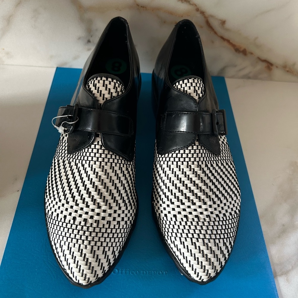 Pour La Victorie ..Hila woven Leather Oxfords